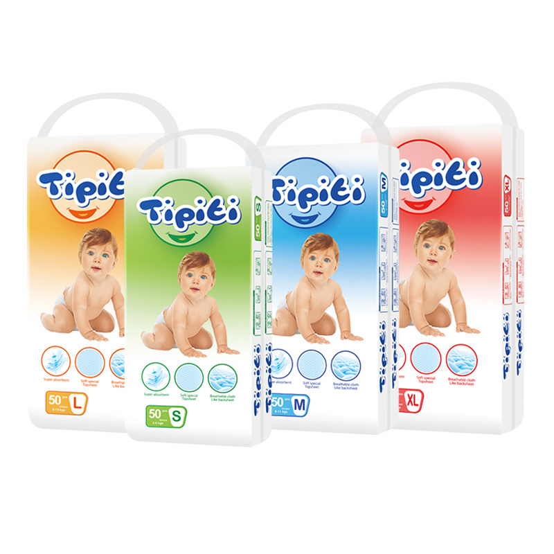 Factory Supply Wholesale Soft Baby Nappy Disposable Custom Ultra Thin Baby Diapers