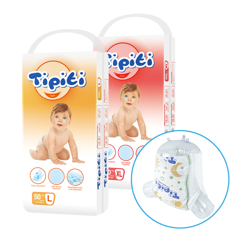 Absorbent Newborn Dry Pampering Diaper Disposable Low Price Nonwoven Baby Nappies