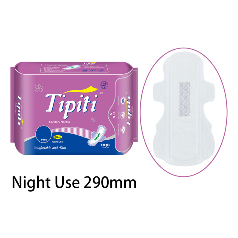 Ultra Absorbent Cotton Pads For Women High Quality Night Use Sanitary Napkin