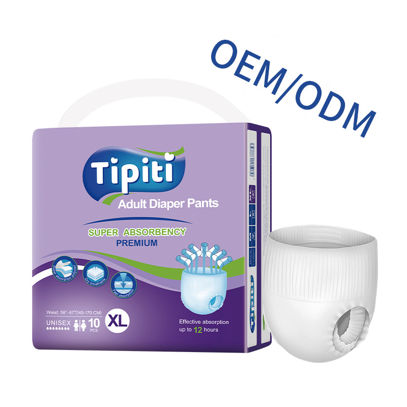 Extra Soft Pull Up Diaper For Elderly Custom Personal Care Underwerar Adult Pant Diaper