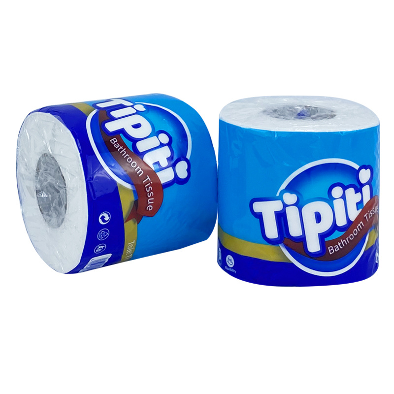 High Quality Bulk Wholesale Water Absorbent Tissue Roll Printed Soft Wood Pulp Toilet Paper