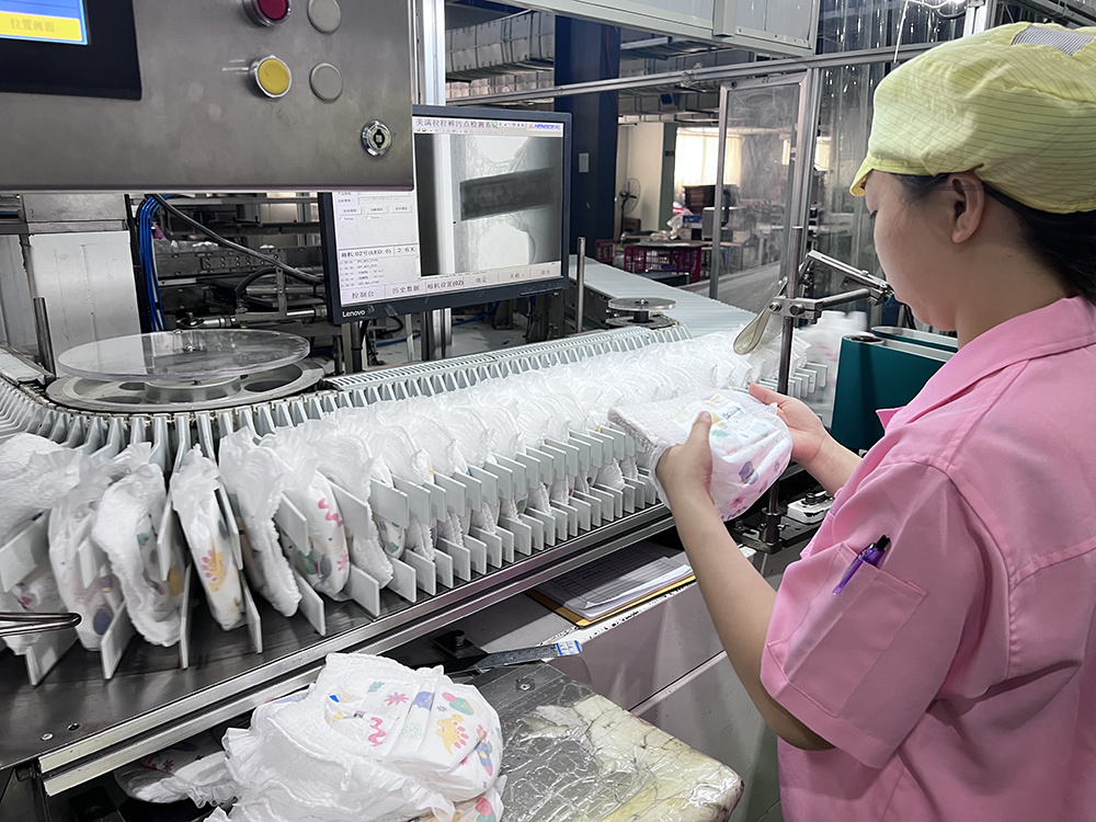 Our main products are baby diapers