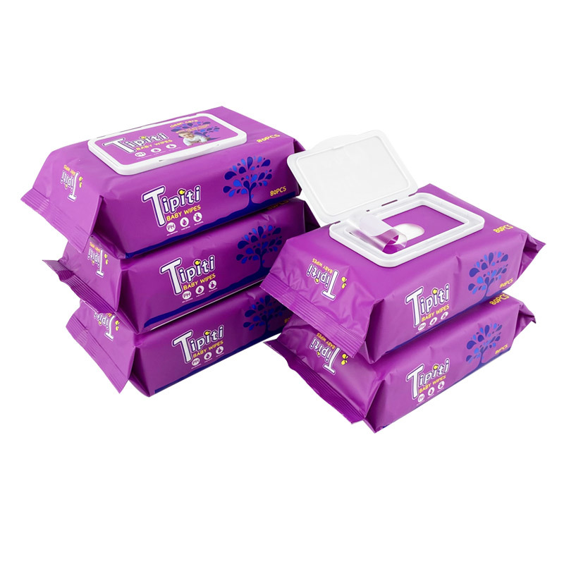 Hot Sale Baby Wipes Free Sample Strong Extra Soft Water Wet Tissue For Clean Hand And Mouth
