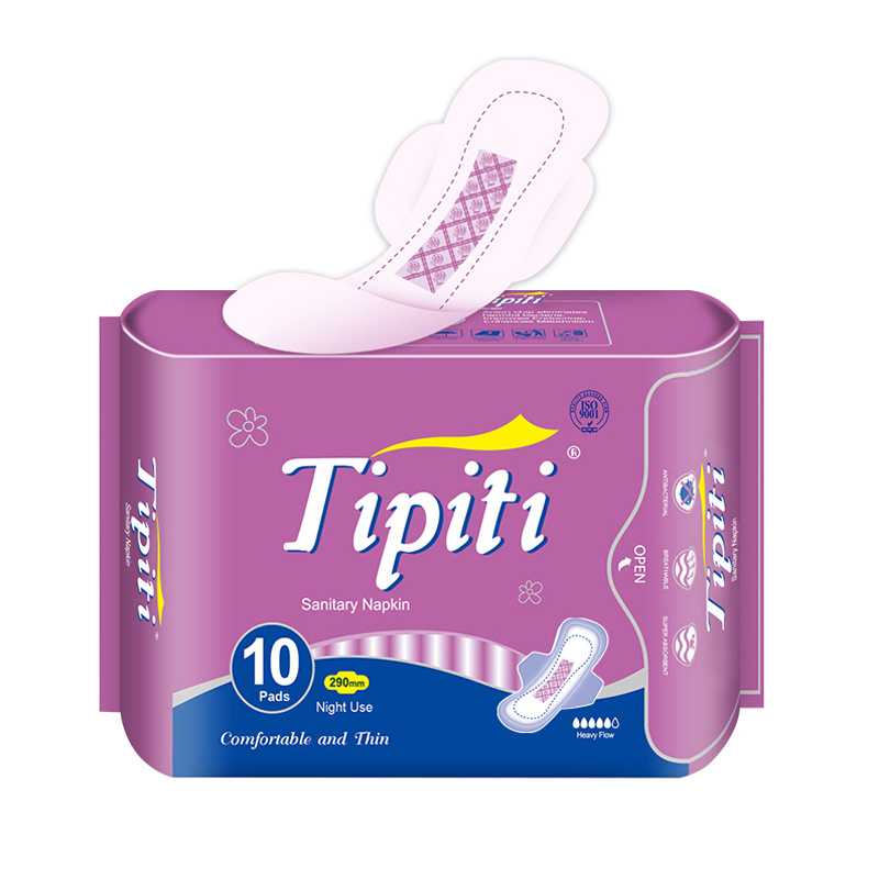 Factory Anion Hygiene Super Ansorbent Period Pads Disposable Leak Proof Sanitary Napkin