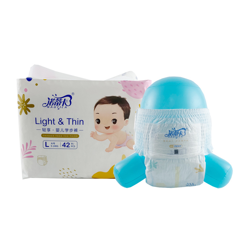 High absorption Soft Night Use Fluff Pulp Disposable Baby Pants with High Absorption