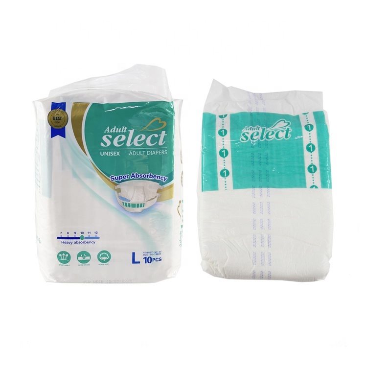 Economic wholesale free sample disposable ultra thick adult diaper