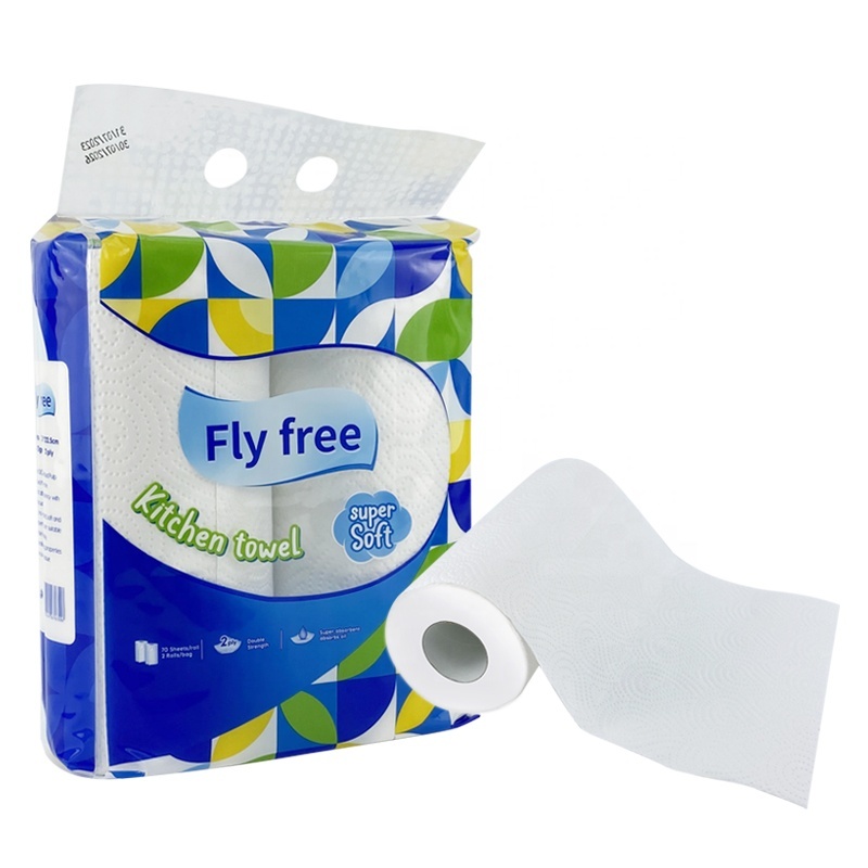 Free Sample China Oil Absorbent Kitchen Paper Towel Custom Ultra Soft Best Price Kitchen Paper Roll