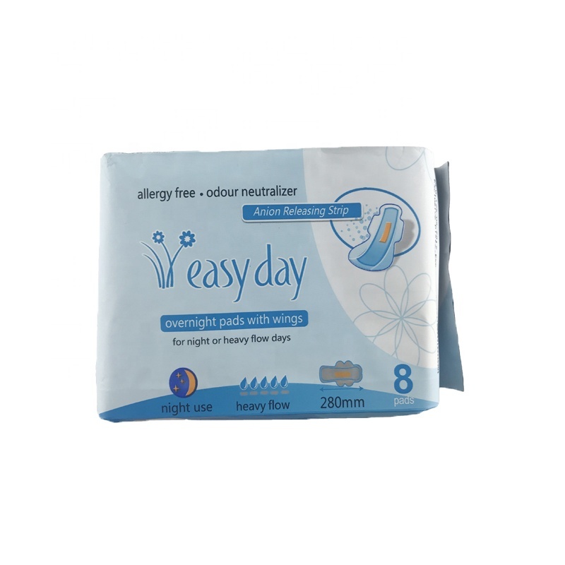 Good quality cheap cotton wisper pad ladies women sanitary pads  napkin