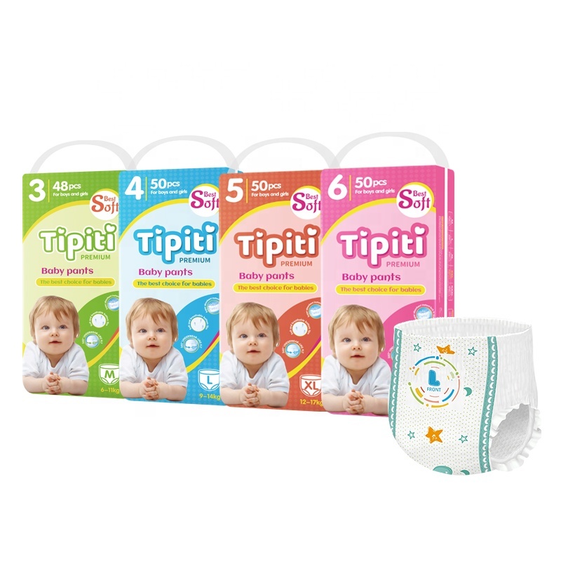 China Wholesale Diaper Training Pants Free Sample Super Absorbent Price Training Baby Pants Pull Up Baby Diaper