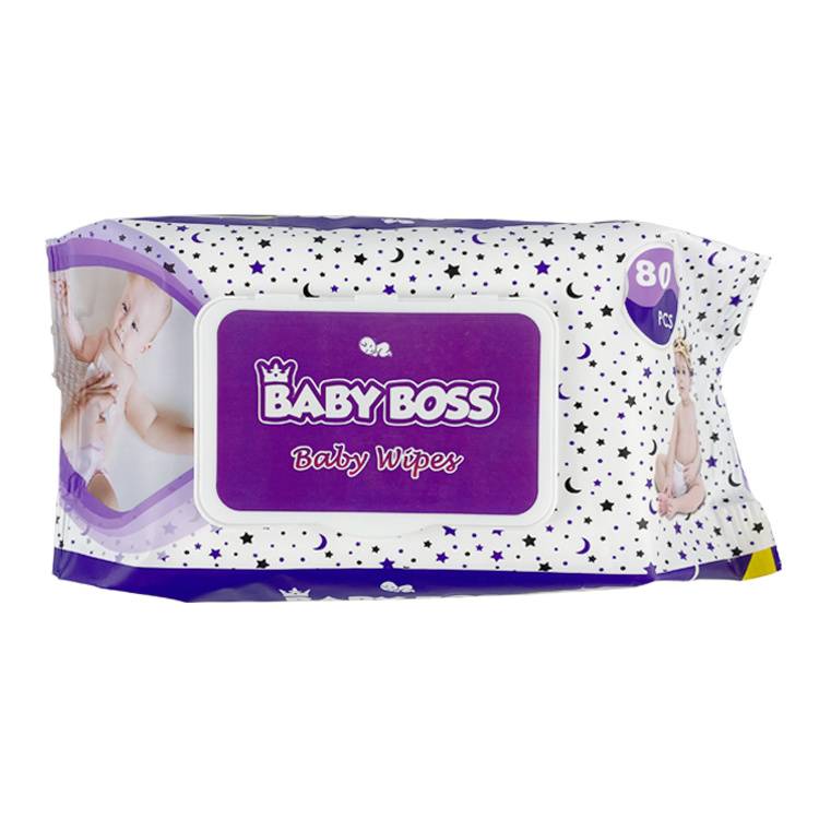 Private Label OEM Eco Friendly non alcohol nonwoven wholesale disposable custom baby wet wipe manufacture in china