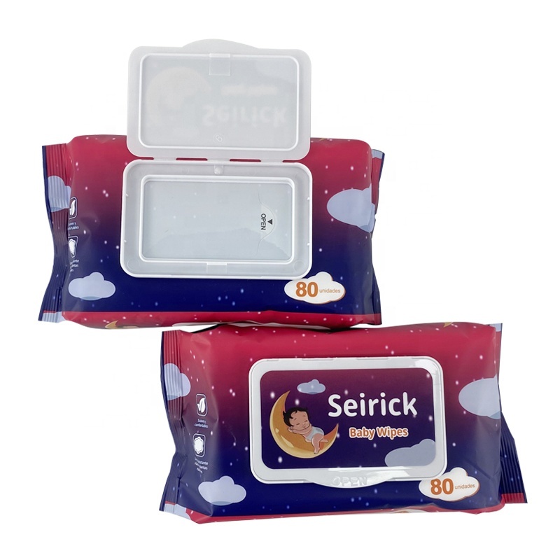 Newborn Baby Wet Tissue Custom Disposable Best Quality Nonwoven Baby Wipes for Baby Skin Care