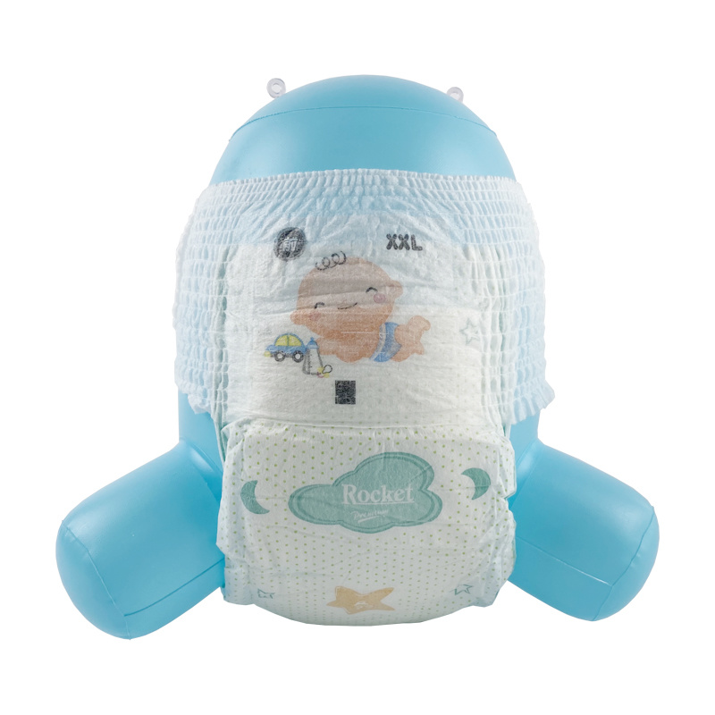 elastic waistband cloth like baby pants diaper