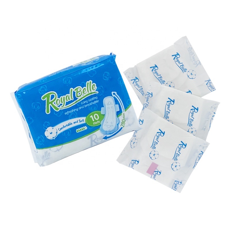 Comfortable Disposable Women Napkins Breathable Soft Female Sanitary Pads with Leak Guard
