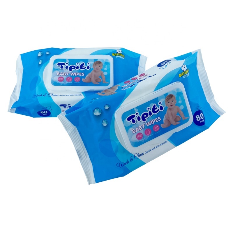 Wholesale OEM Brand Wet Tissue Disposable Super Soft Household Baby Wet Wipes