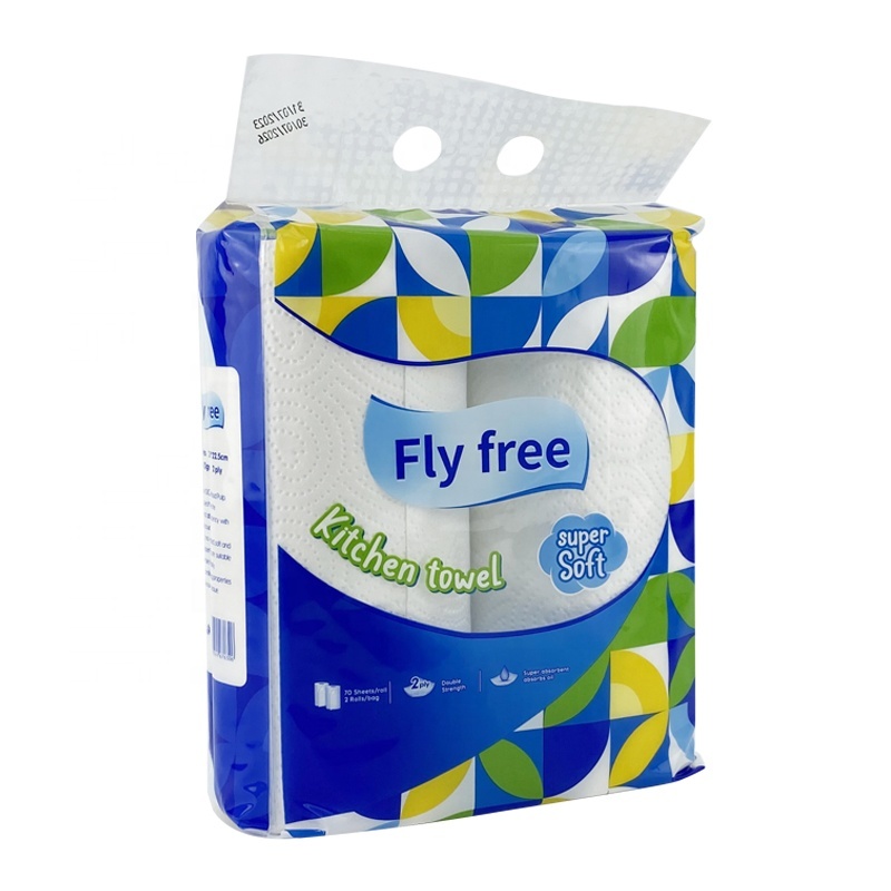 Kitchen Tissue Paper Custom Wholesale China Premium Super Oil Absorbent Soft Towel Kitchen Paper Roll