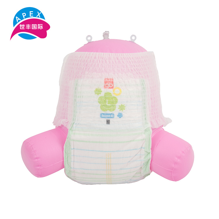 Wholesale China Factory Low Price Disposable Cloth Baby Training Pants Baby Diapers in Bales