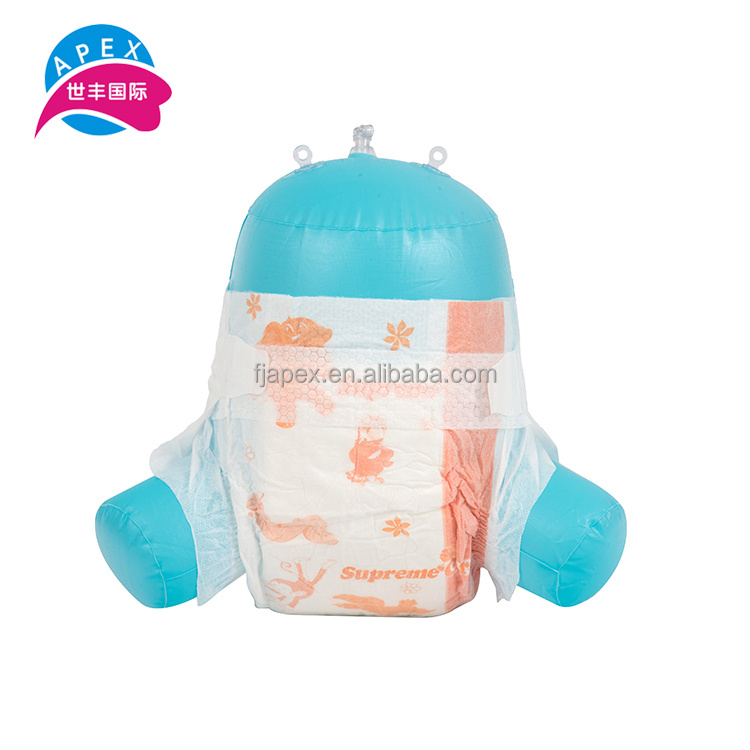 Hot selling with leak guard soft breathabledisposable Bbay diaper from china