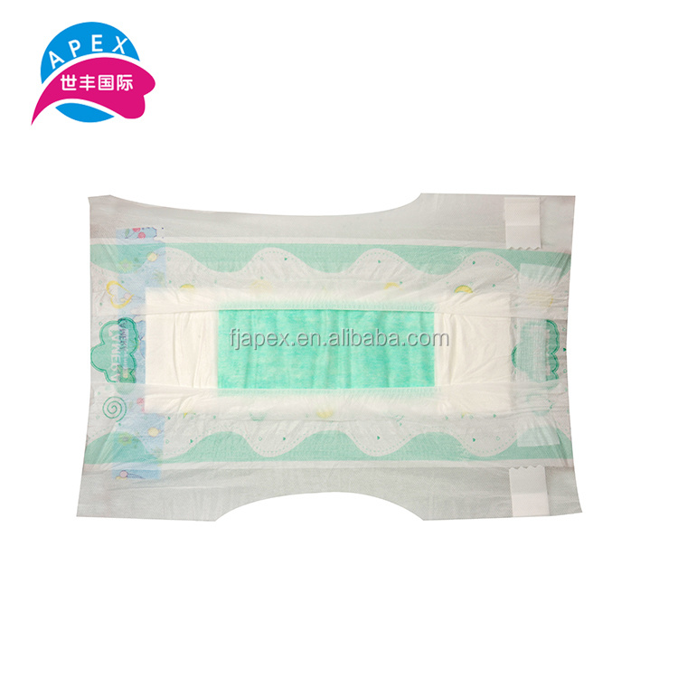 Various size soft breathable cloth like back sheet dry first wholesale baby diapers