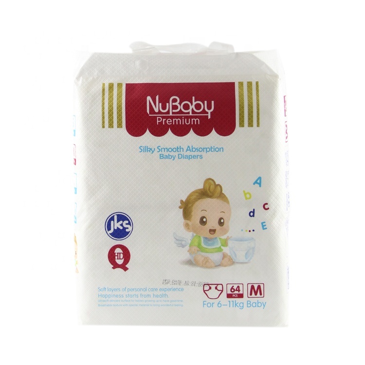 Super soft and dry surface disposable baby diapers for sleep
