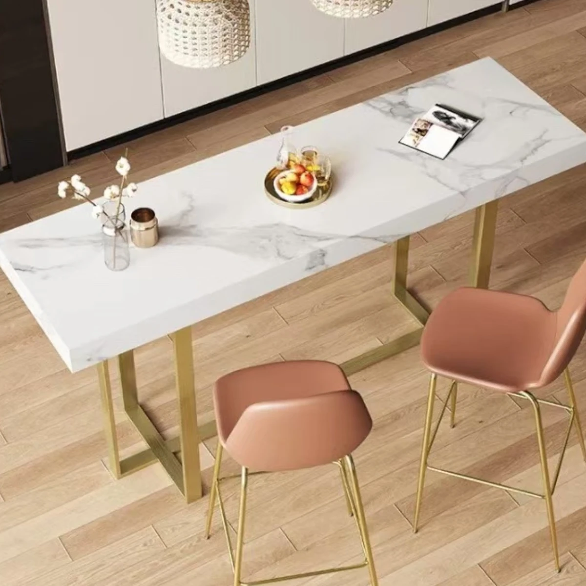 wooden dining table and chairs set