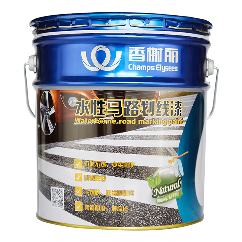 Water-based road marking paint