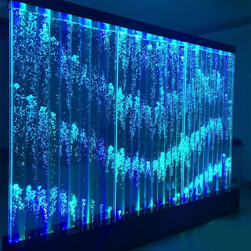 Acrylic water curtain wall