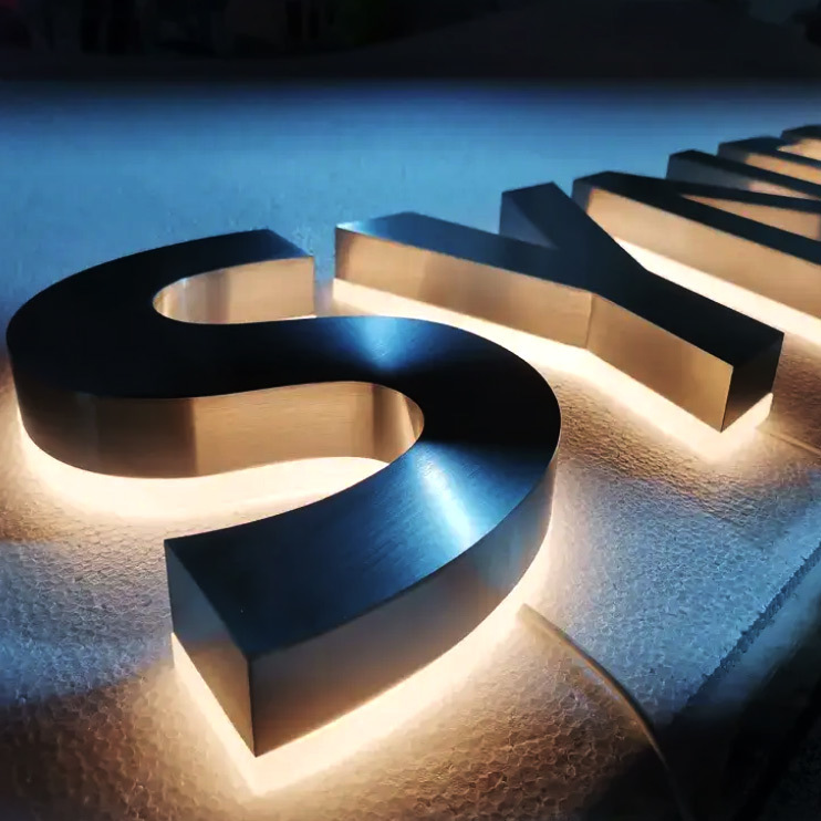 Stainless letters
