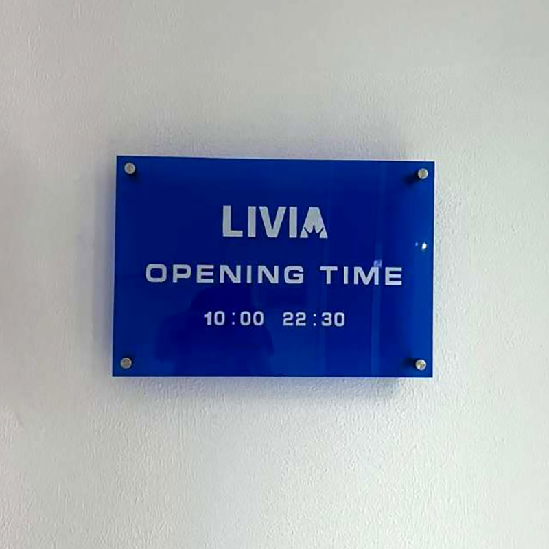 Acrylic house number