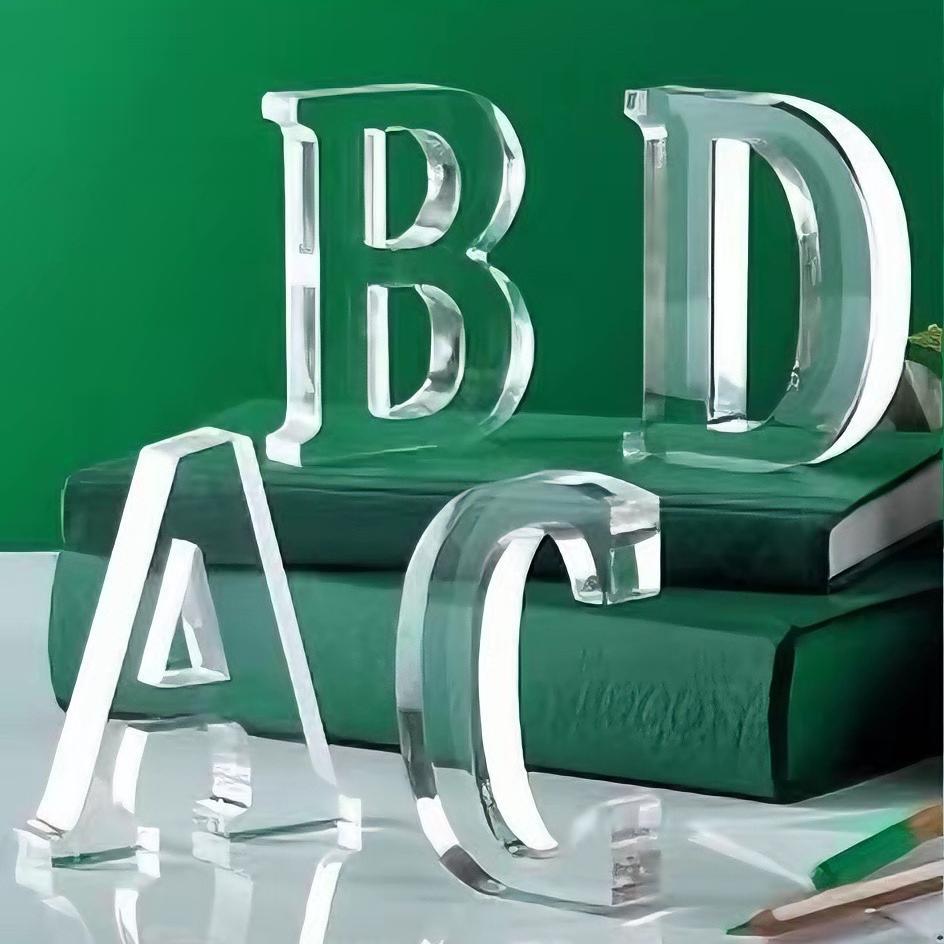 Acrylic Crystal Letters