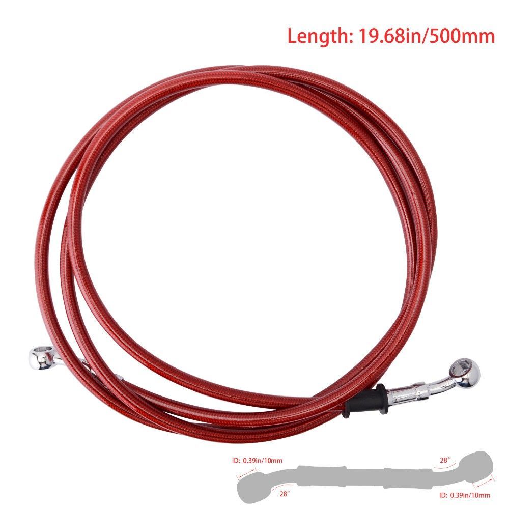 Teflon brake pipe assembly
