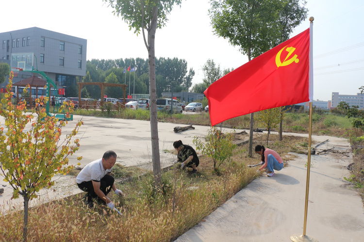 “庆国庆、迎中秋”创美好家园主题党日活动