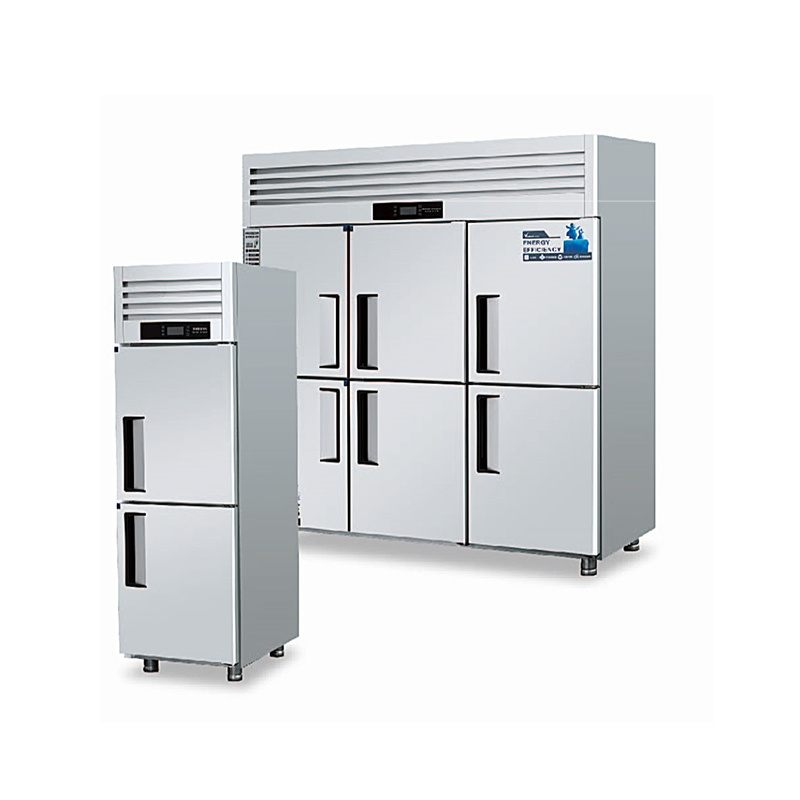 E Serie Upright Fridge Dual Temp. Air Cooling