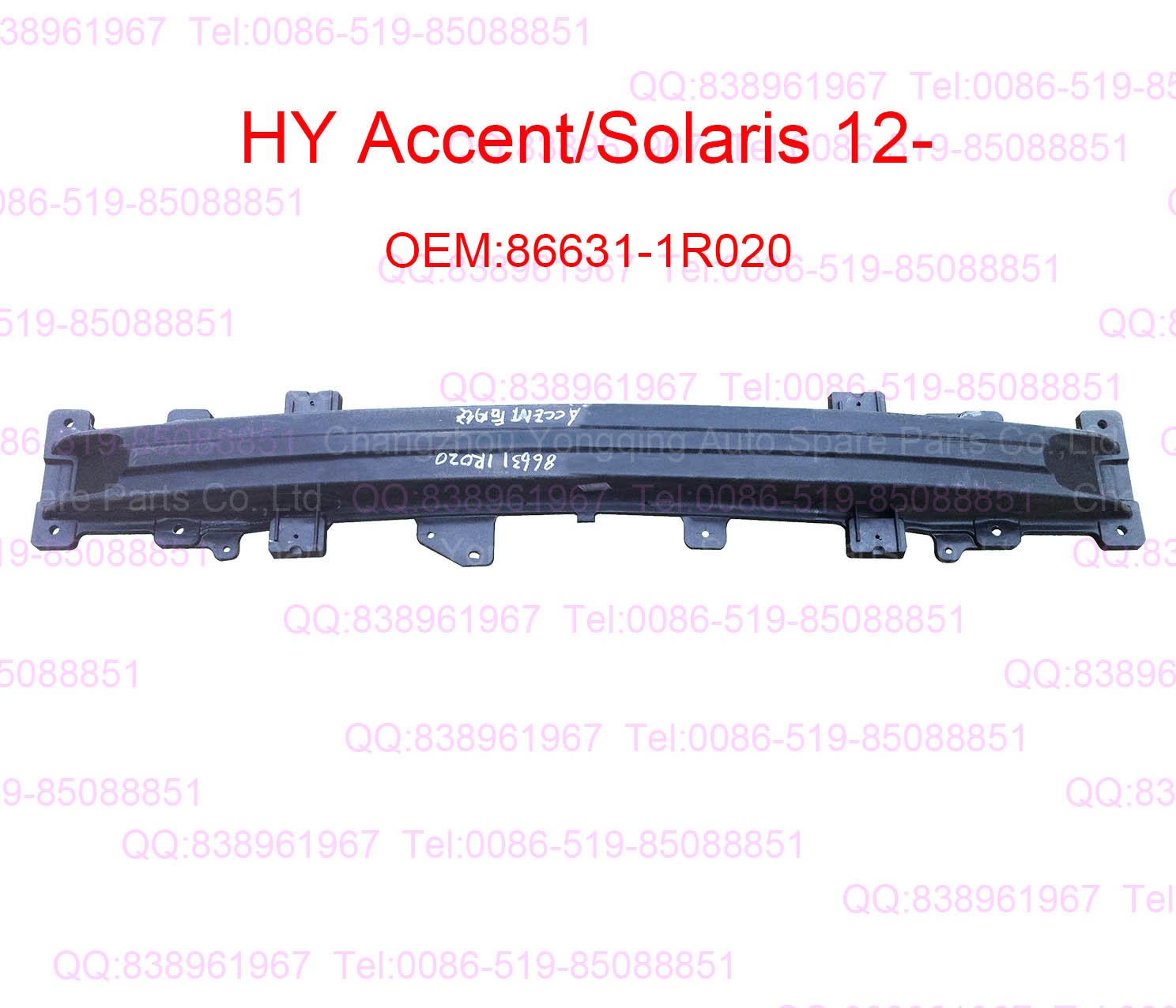 HY Accent 12- 86631-1R020 rear bumper support