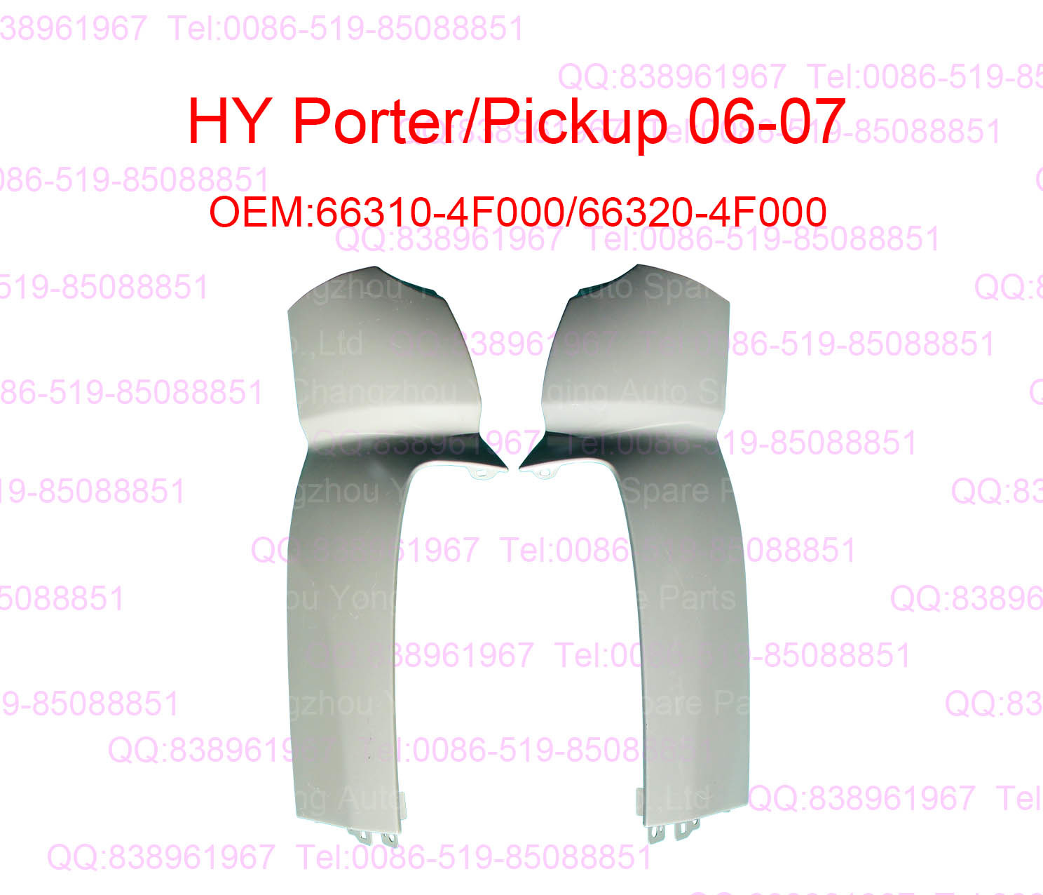 HY porter 06-07 66310-4F000 66320-4F000 front fender