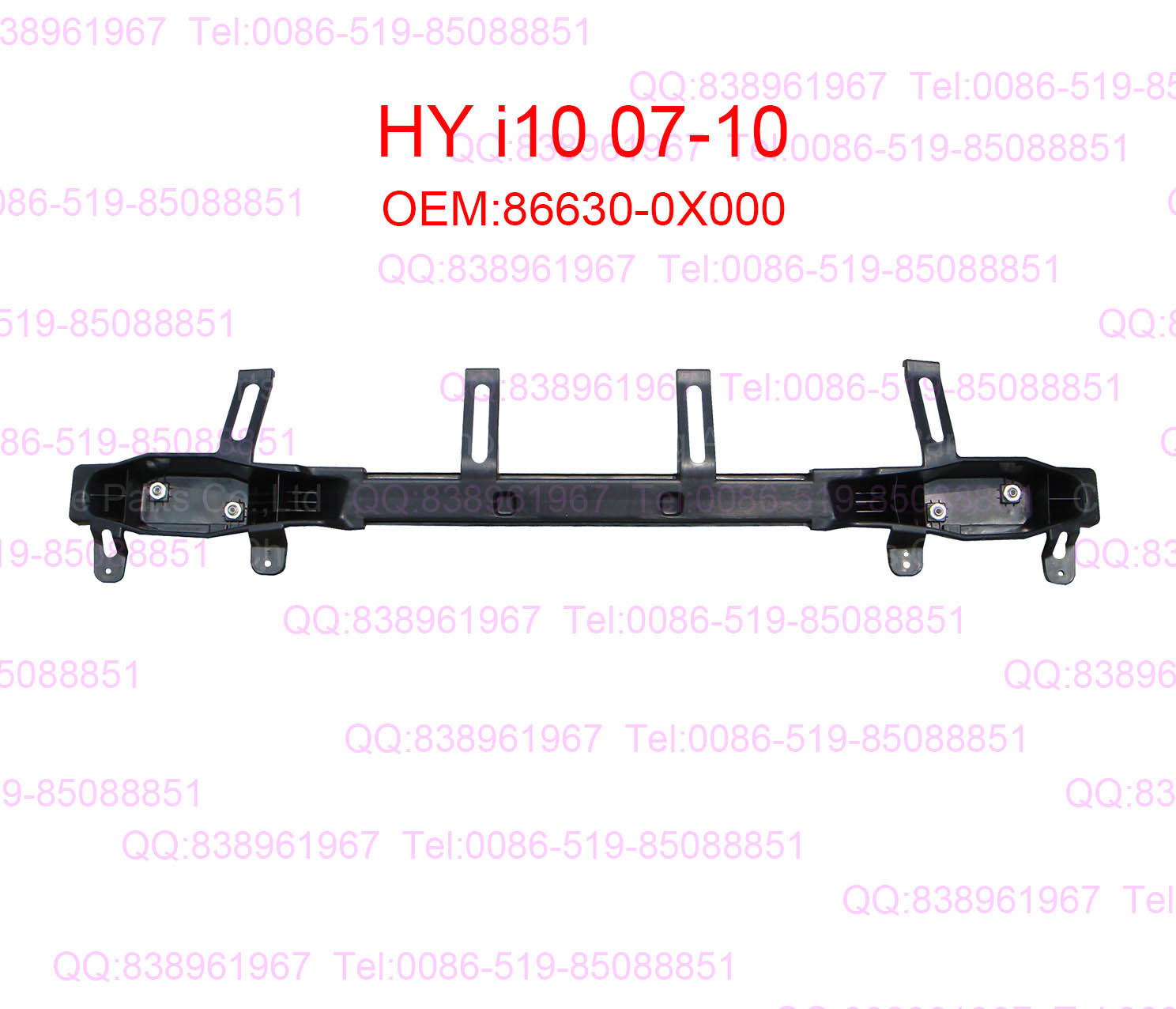 i10 07-10 86630-0X000 rear bumper support