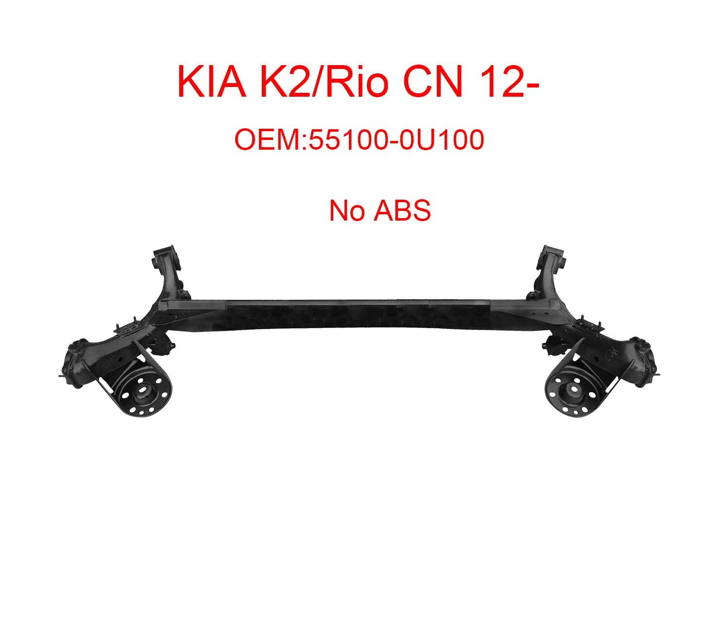 Kia K2 RIO CN 12- 55100-0u100 rear cross member