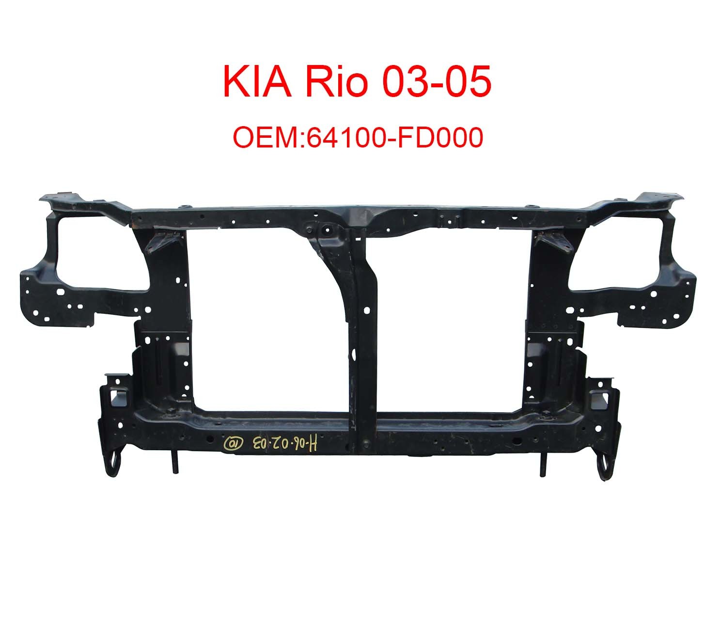 Kia rio 03-05 64100-FD000 radiator support