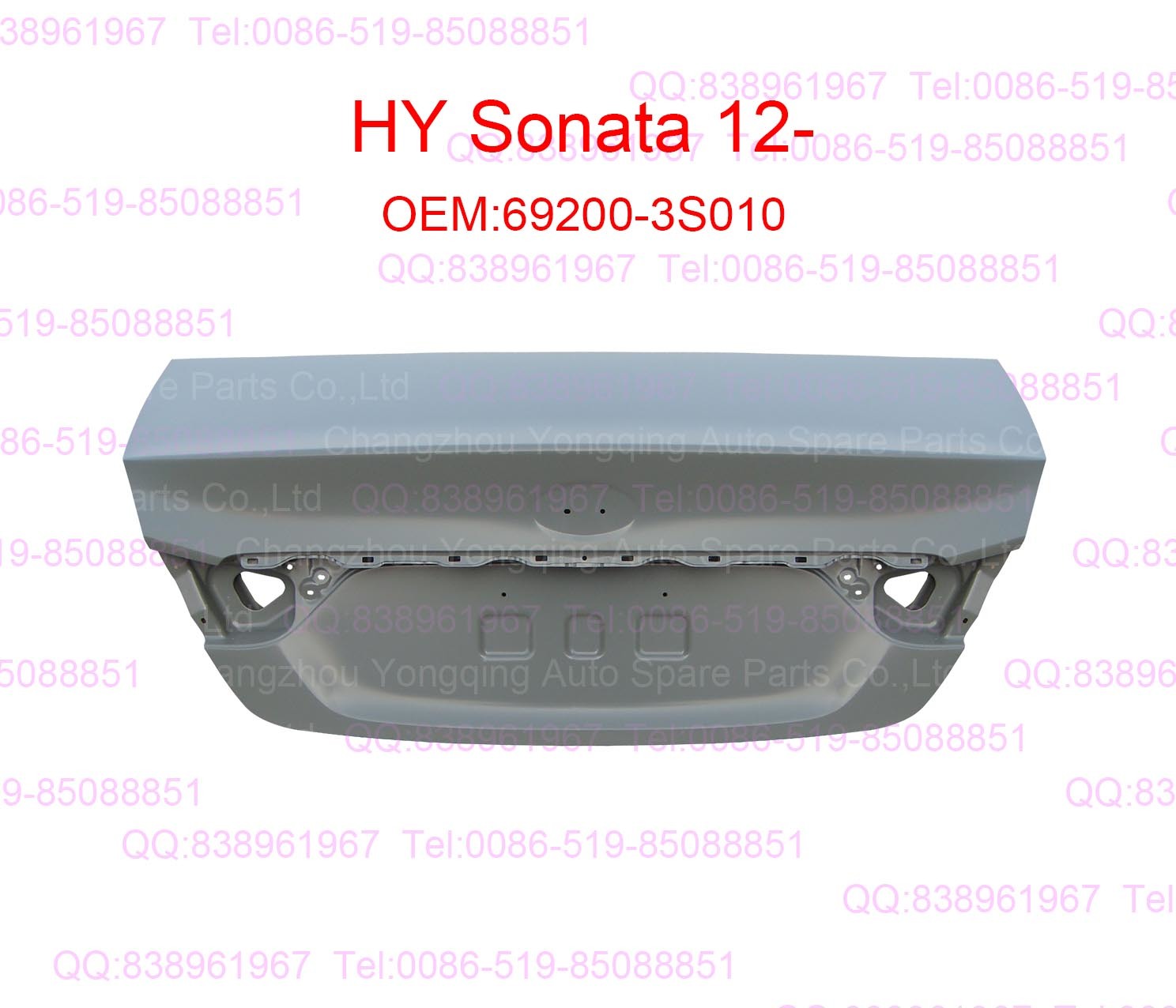 Sonata 12- 69200-3S010 trunklid