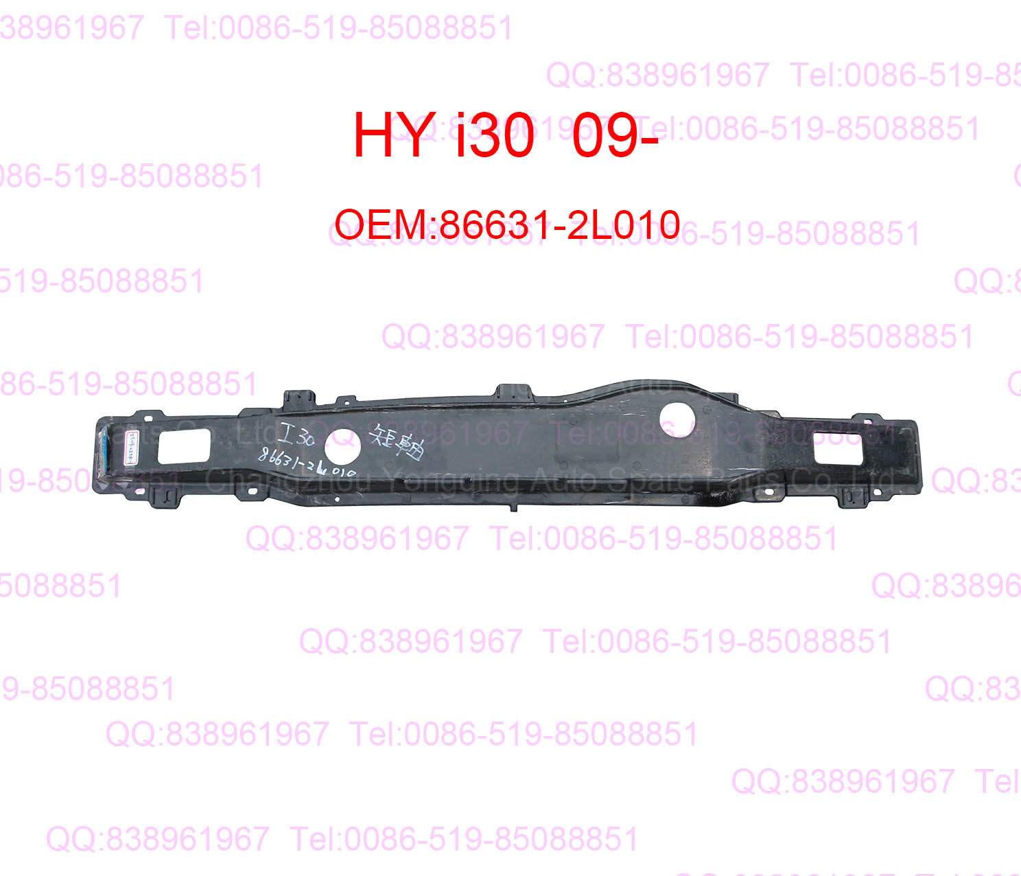 i30 09- 86631-2L010 rear bumper support SD