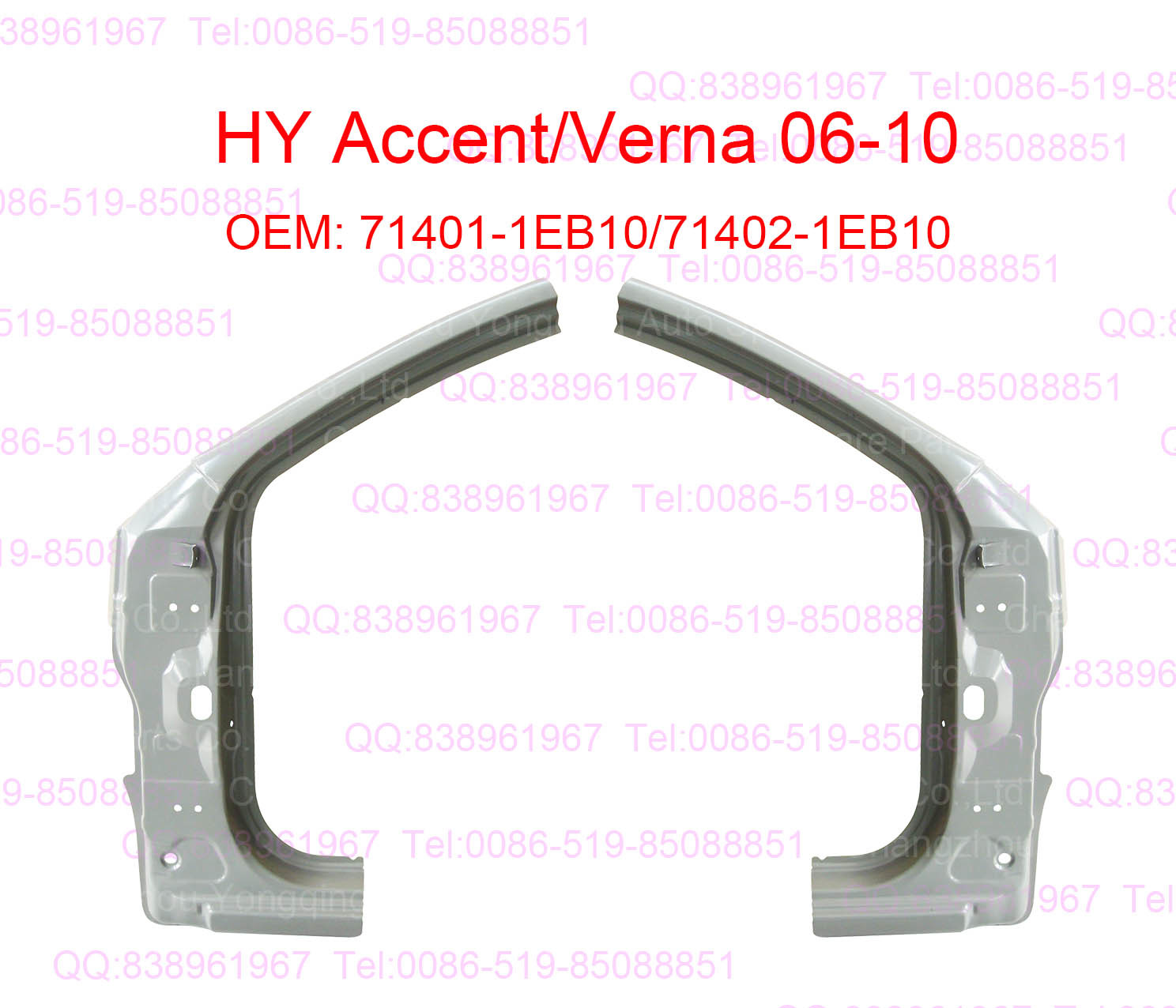 HY Accent 71401-1EB10 71402-1EB10 Pillar A