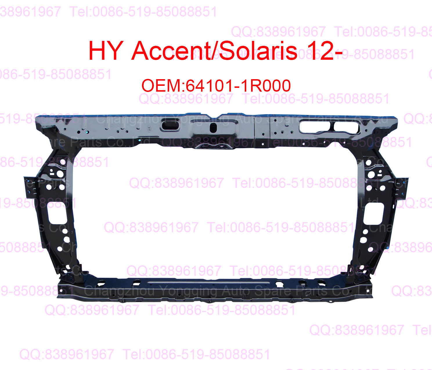 HY Accent 12- 64101-1R000 radiator Support