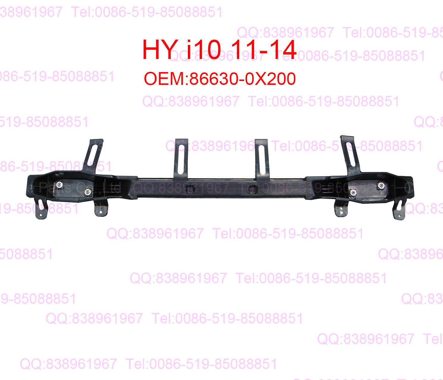 i10 11-14 86630-0X200 rear bumper support