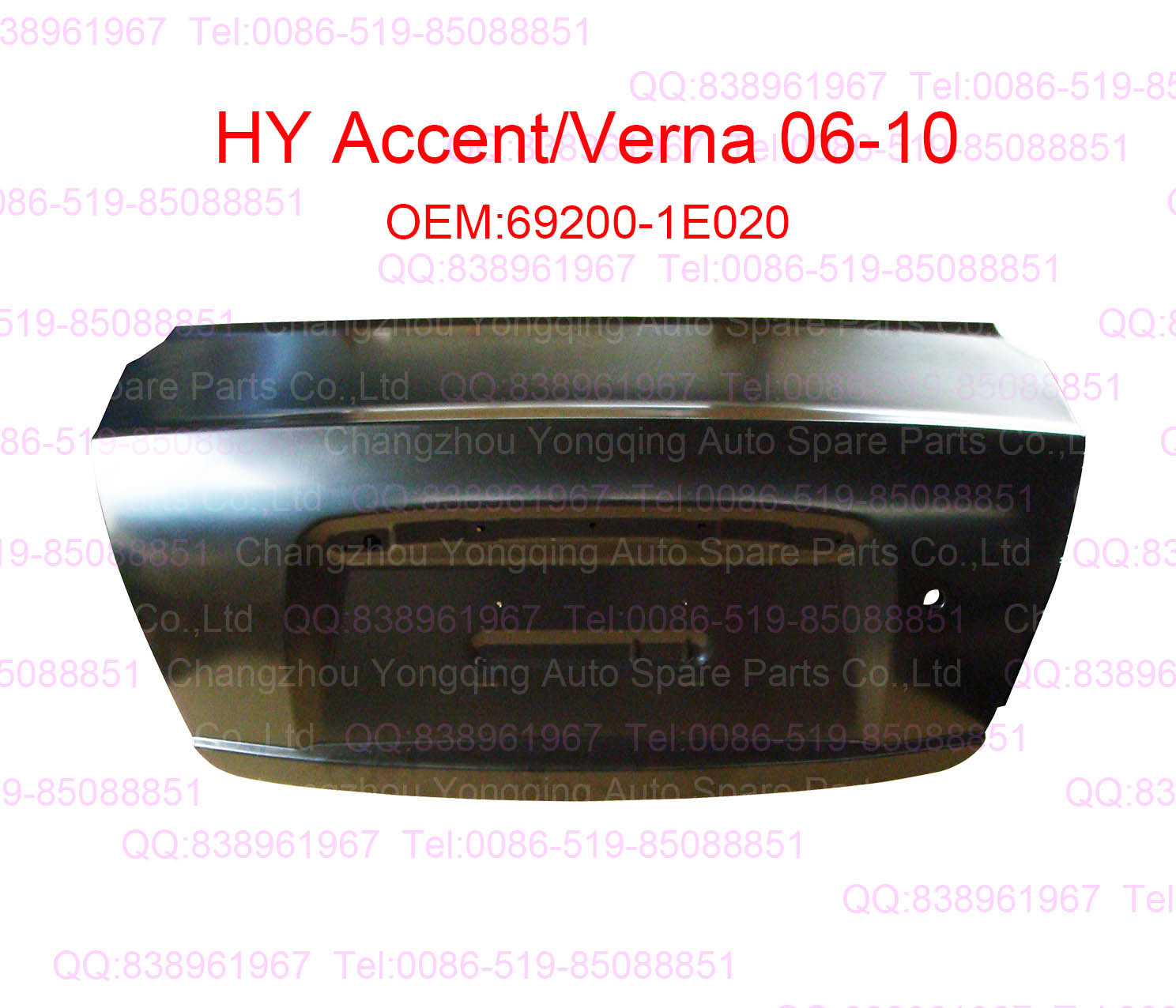 HY Accent 06-10 69200-1E020 trunklid