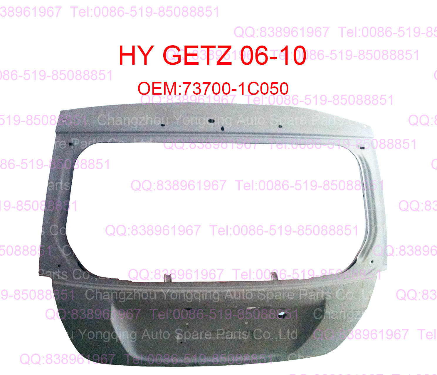 HY GETZ 06-10 73700-1c050 TAIL DOOR