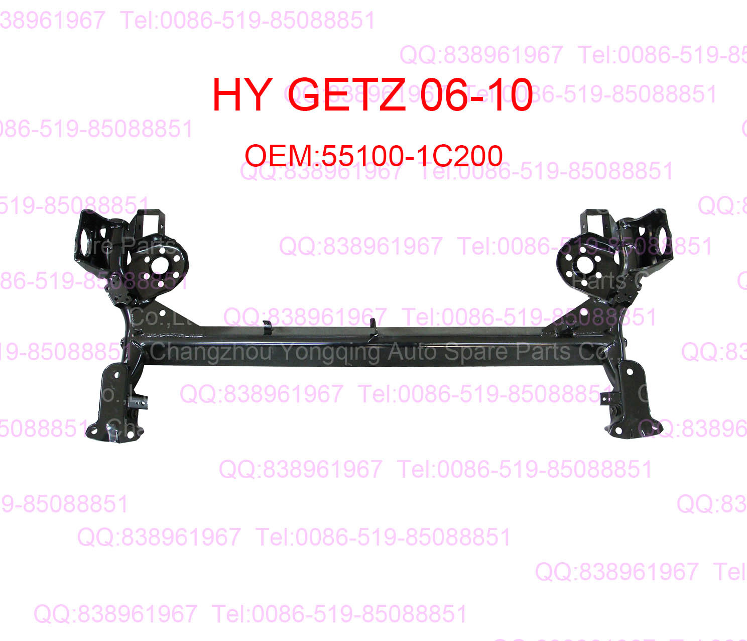 HY Getz 06-10 55100-1c200 rear cross member