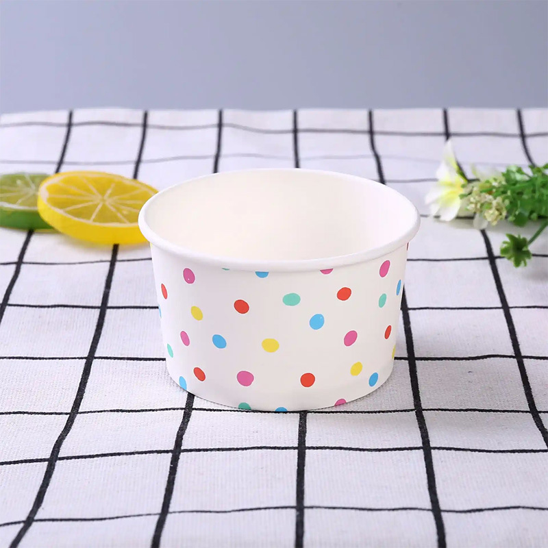 Disposable paper bowl