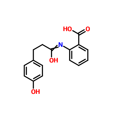 2-[3-(4-гидроксифенил)пропаноиламино]бензойная кислота CAS 697235-49-7