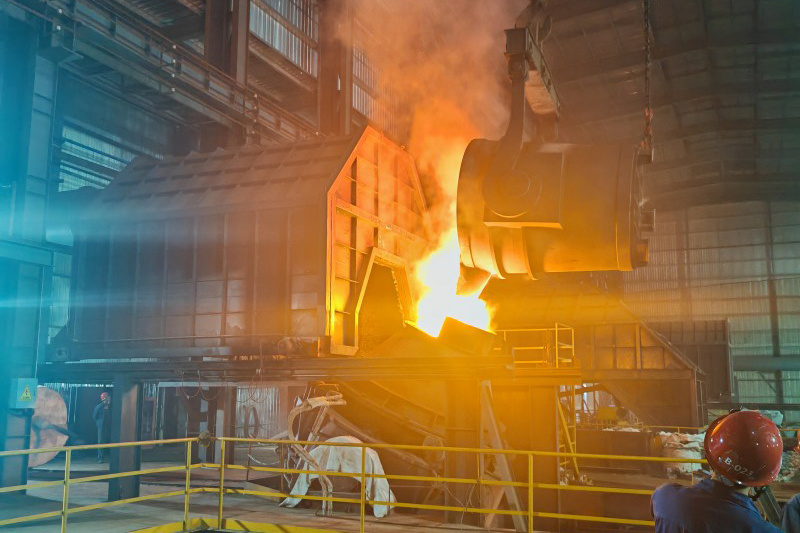 AOD Furnace Operation Site