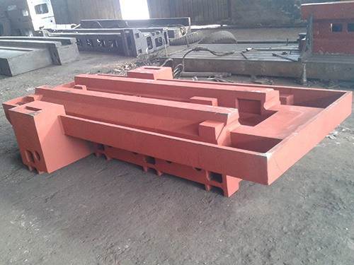 Cast iron bed frame casting