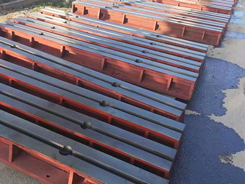 Cast iron T-shaped groove ground rail